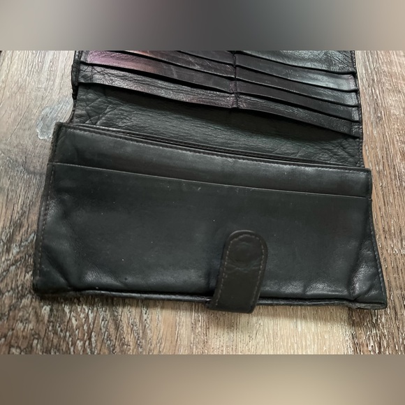 Vintage BOTTEGA VENETA black wallet - read description - Picture 8 of 16